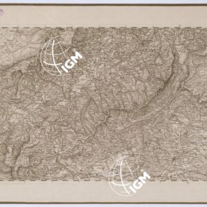 CARTA TOPOGRAFICA DEL REGNO LOMBARDO VENETO - Foglio F. 3