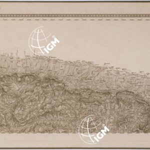 CARTA TOPOGRAFICA DEL REGNO LOMBARDO VENETO - Foglio G. 1