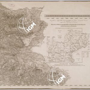 CARTA TOPOGRAFICA DEL REGNO LOMBARDO VENETO - Foglio H. 2