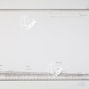 PROFILO DI LIVELLAZIONE DELLA CHIANA E DELL'ARNO DALL'ARGINE DI SEPARAZIONE PRESSO CHIUSI SINO AL MARE E DELLA SIEVE DA S. PIERO A SIEVE SINO AL SUO SBOCCO IN ARNO - FOGLIO 8 - Pisa