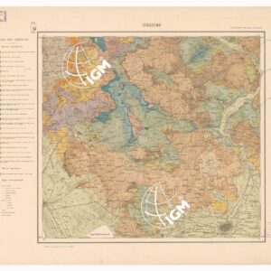 CARTA GEOLOGICA DELLE ALPI APUANE IN 4 FOGLI E 3 TAVOLE DI SEZIONI - SEZIONI GEOLOGICHE - Stazzema