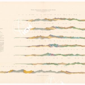 CARTA GEOLOGICA DELLE ALPI APUANE IN 4 FOGLI E 3 TAVOLE DI SEZIONI - SEZIONI GEOLOGICHE Tavola  III