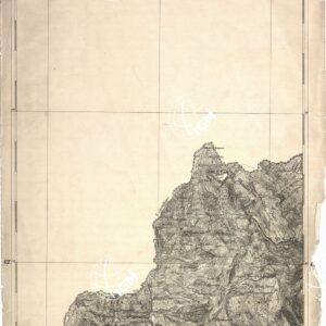 CARTA DELL' ITALIA MERIDIONALE EDITA DALL'ISTITUTO TOPOGRAFICO MILITARE ITALIANO - Foglio 2 parte occidentale - Civitella del Tronto