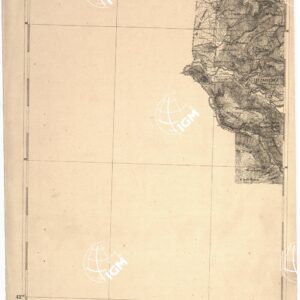 CARTA DELL' ITALIA MERIDIONALE EDITA DALL'ISTITUTO TOPOGRAFICO MILITARE ITALIANO - Foglio 8 - Cittaducale