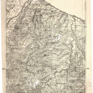 CARTA DELL' ITALIA MERIDIONALE EDITA DALL'ISTITUTO TOPOGRAFICO MILITARE ITALIANO - Foglio 16 parte orientale - Lanciano