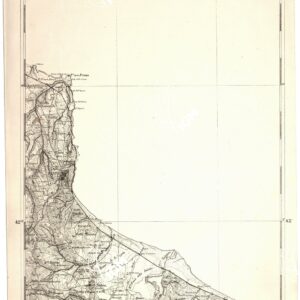 CARTA DELL' ITALIA MERIDIONALE EDITA DALL'ISTITUTO TOPOGRAFICO MILITARE ITALIANO - Foglio 17 - Vasto