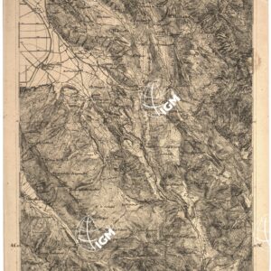 CARTA DELL' ITALIA MERIDIONALE EDITA DALL'ISTITUTO TOPOGRAFICO MILITARE ITALIANO - Foglio 19 parte orientale - Trasacco