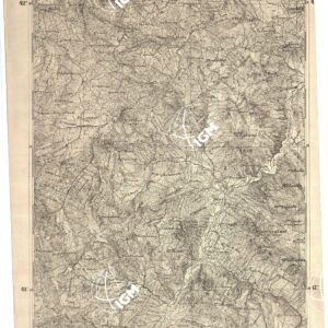 CARTA DELL' ITALIA MERIDIONALE EDITA DALL'ISTITUTO TOPOGRAFICO MILITARE ITALIANO - Foglio 21 parte orientale - Castiglione