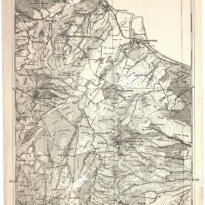 CARTA DELL' ITALIA MERIDIONALE EDITA DALL'ISTITUTO TOPOGRAFICO MILITARE ITALIANO - Foglio 22 parte orientale - Larino