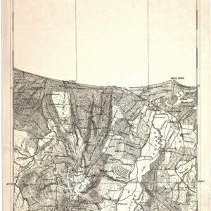 CARTA DELL' ITALIA MERIDIONALE EDITA DALL'ISTITUTO TOPOGRAFICO MILITARE ITALIANO - Foglio 23 parte occidentale - Serracapriola