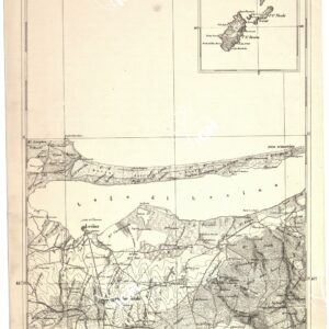 CARTA DELL' ITALIA MERIDIONALE EDITA DALL'ISTITUTO TOPOGRAFICO MILITARE ITALIANO - Foglio 23 parte orientale - Serracapriola