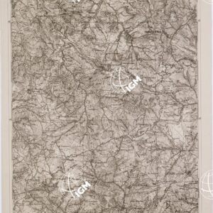 CARTA DELL' ITALIA MERIDIONALE EDITA DALL'ISTITUTO TOPOGRAFICO MILITARE ITALIANO - Foglio 29 parte occidentale - Casacalenda