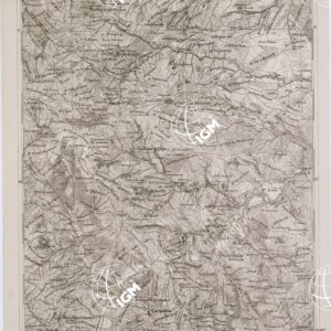 CARTA DELL' ITALIA MERIDIONALE EDITA DALL'ISTITUTO TOPOGRAFICO MILITARE ITALIANO - Foglio 29 parte orientale - Casacalenda