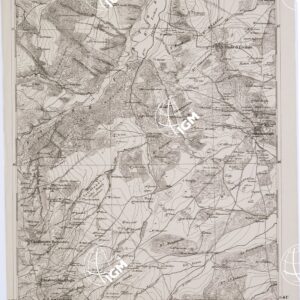 CARTA DELL' ITALIA MERIDIONALE EDITA DALL'ISTITUTO TOPOGRAFICO MILITARE ITALIANO - Foglio 30 parte occidentale - S. Severo