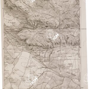 CARTA DELL' ITALIA MERIDIONALE EDITA DALL'ISTITUTO TOPOGRAFICO MILITARE ITALIANO - Foglio 31 parte occidentale - Manfredonia