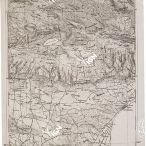 CARTA DELL' ITALIA MERIDIONALE EDITA DALL'ISTITUTO TOPOGRAFICO MILITARE ITALIANO - Foglio 31 parte orientale - Manfredonia