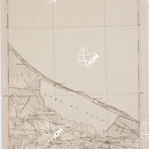 CARTA DELL' ITALIA MERIDIONALE EDITA DALL'ISTITUTO TOPOGRAFICO MILITARE ITALIANO - Foglio 40 parte occidentale - Trinitapoli