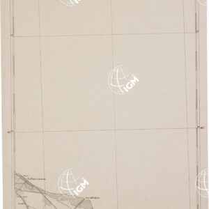 CARTA DELL' ITALIA MERIDIONALE EDITA DALL'ISTITUTO TOPOGRAFICO MILITARE ITALIANO - Foglio 40 parte orientale - Trinitapoli