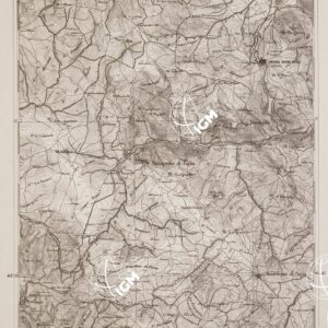 CARTA DELL' ITALIA MERIDIONALE EDITA DALL'ISTITUTO TOPOGRAFICO MILITARE ITALIANO - Foglio 46 parte occidentale - Bovino