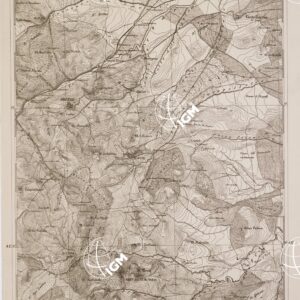 CARTA DELL' ITALIA MERIDIONALE EDITA DALL'ISTITUTO TOPOGRAFICO MILITARE ITALIANO - Foglio 46 parte orientale - Bovino