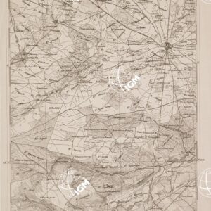 CARTA DELL' ITALIA MERIDIONALE EDITA DALL'ISTITUTO TOPOGRAFICO MILITARE ITALIANO - Foglio 47 parte orientale - Ascoli Satriano