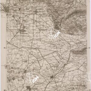 CARTA DELL' ITALIA MERIDIONALE EDITA DALL'ISTITUTO TOPOGRAFICO MILITARE ITALIANO - Foglio 53 parte occidentale - Caserta