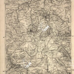 CARTA DELL' ITALIA MERIDIONALE EDITA DALL'ISTITUTO TOPOGRAFICO MILITARE ITALIANO - Foglio 55 parte orientale - S.t Angelo dei Lombardi