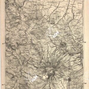 CARTA DELL' ITALIA MERIDIONALE EDITA DALL'ISTITUTO TOPOGRAFICO MILITARE ITALIANO - Foglio 56 parte occidentale - Melfi