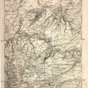CARTA DELL' ITALIA MERIDIONALE EDITA DALL'ISTITUTO TOPOGRAFICO MILITARE ITALIANO - Foglio 56 parte orientale - Melfi