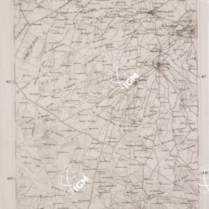 CARTA DELL' ITALIA MERIDIONALE EDITA DALL'ISTITUTO TOPOGRAFICO MILITARE ITALIANO - Foglio 58 parte orientale - Palo del Colle