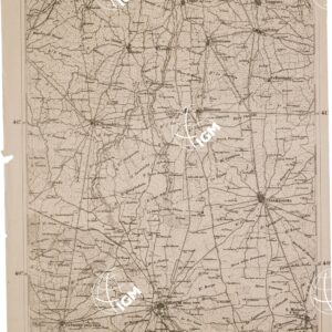 CARTA DELL' ITALIA MERIDIONALE EDITA DALL'ISTITUTO TOPOGRAFICO MILITARE ITALIANO - Foglio 59 parte occidentale - Mola