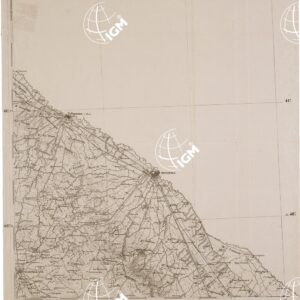 CARTA DELL' ITALIA MERIDIONALE EDITA DALL'ISTITUTO TOPOGRAFICO MILITARE ITALIANO - Foglio 60 - Monopoli