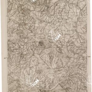 CARTA DELL' ITALIA MERIDIONALE EDITA DALL'ISTITUTO TOPOGRAFICO MILITARE ITALIANO - Foglio 65 parte occidentale - Avigliano