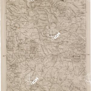 CARTA DELL' ITALIA MERIDIONALE EDITA DALL'ISTITUTO TOPOGRAFICO MILITARE ITALIANO - Foglio 65 parte orientale - Avigliano