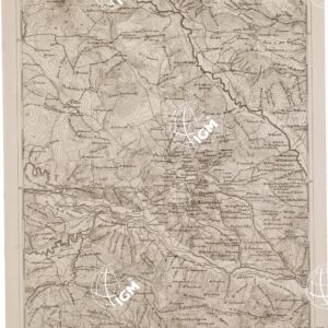 CARTA DELL' ITALIA MERIDIONALE EDITA DALL'ISTITUTO TOPOGRAFICO MILITARE ITALIANO - Foglio 66 parte orientale - Genzano