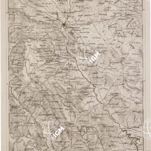 CARTA DELL' ITALIA MERIDIONALE EDITA DALL'ISTITUTO TOPOGRAFICO MILITARE ITALIANO - Foglio 67 parte occidentale - Altamura