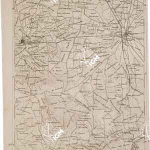 CARTA DELL' ITALIA MERIDIONALE EDITA DALL'ISTITUTO TOPOGRAFICO MILITARE ITALIANO - Foglio 68 parte occidentale - Gioja dal Colle