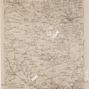 CARTA DELL' ITALIA MERIDIONALE EDITA DALL'ISTITUTO TOPOGRAFICO MILITARE ITALIANO - Foglio 68 parte orientale - Gioja dal Colle