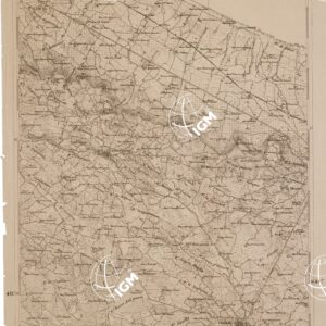 CARTA DELL' ITALIA MERIDIONALE EDITA DALL'ISTITUTO TOPOGRAFICO MILITARE ITALIANO - Foglio 69 parte orientale - Martina Franca