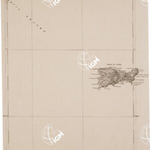 CARTA DELL' ITALIA MERIDIONALE EDITA DALL'ISTITUTO TOPOGRAFICO MILITARE ITALIANO - Foglio 71 - I. di Capri