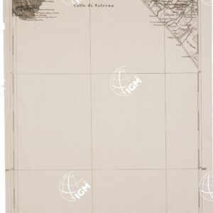 CARTA DELL' ITALIA MERIDIONALE EDITA DALL'ISTITUTO TOPOGRAFICO MILITARE ITALIANO - Foglio 73 parte occidentale - Eboli