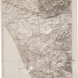 CARTA DELL' ITALIA MERIDIONALE EDITA DALL'ISTITUTO TOPOGRAFICO MILITARE ITALIANO - Foglio 73 parte orientale - Eboli