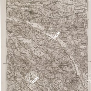 CARTA DELL' ITALIA MERIDIONALE EDITA DALL'ISTITUTO TOPOGRAFICO MILITARE ITALIANO - Foglio 77 parte occidentale - Ferrandina