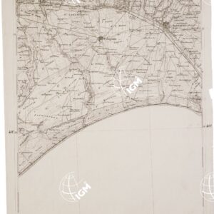 CARTA DELL' ITALIA MERIDIONALE EDITA DALL'ISTITUTO TOPOGRAFICO MILITARE ITALIANO - Foglio 78 parte orientale - Castellaneta