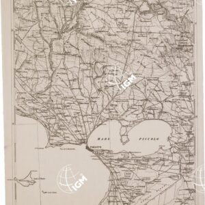 CARTA DELL' ITALIA MERIDIONALE EDITA DALL'ISTITUTO TOPOGRAFICO MILITARE ITALIANO - Foglio 79 parte occidentale - Taranto