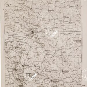CARTA DELL' ITALIA MERIDIONALE EDITA DALL'ISTITUTO TOPOGRAFICO MILITARE ITALIANO - Foglio 79 parte orientale - Taranto