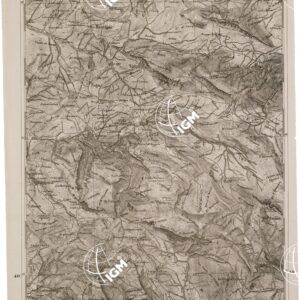 CARTA DELL' ITALIA MERIDIONALE EDITA DALL'ISTITUTO TOPOGRAFICO MILITARE ITALIANO - Foglio 83 parte orientale - Vallo della Lucania