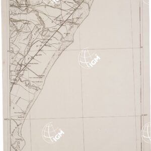 CARTA DELL' ITALIA MERIDIONALE EDITA DALL'ISTITUTO TOPOGRAFICO MILITARE ITALIANO - Foglio 87 - Torremare