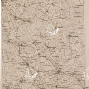 CARTA DELL' ITALIA MERIDIONALE EDITA DALL'ISTITUTO TOPOGRAFICO MILITARE ITALIANO - Foglio 90 parte orientale - Lecce