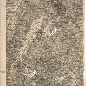 CARTA DELL' ITALIA MERIDIONALE EDITA DALL'ISTITUTO TOPOGRAFICO MILITARE ITALIANO - Foglio 96 parte occidentale - Oriolo